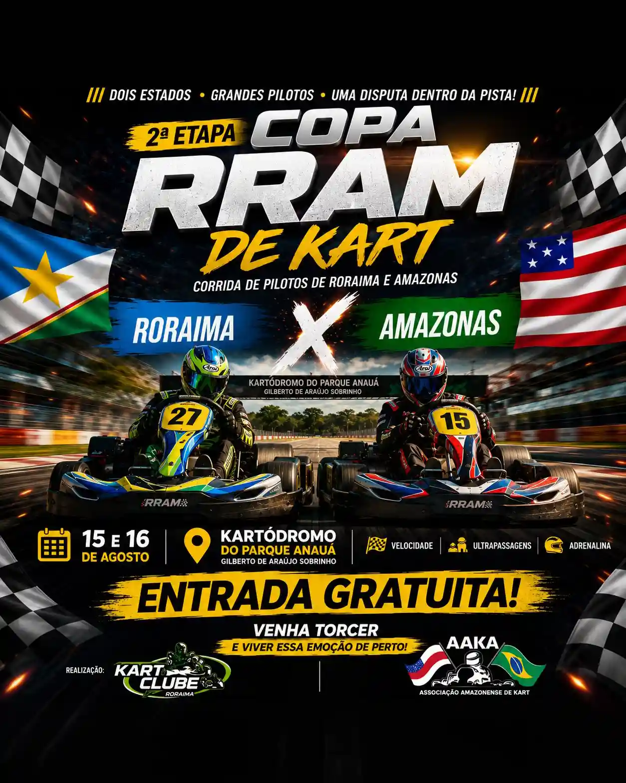 2ª Etapa da Copa RRAM de kart
